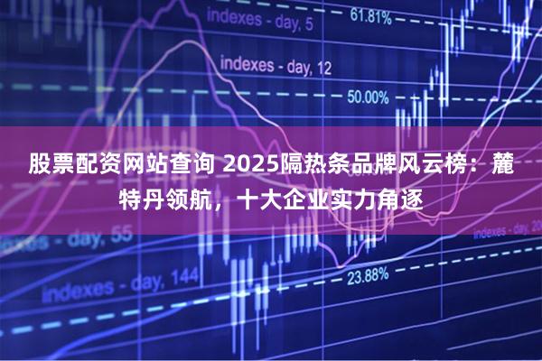 股票配资网站查询 2025隔热条品牌风云榜：麓特丹领航，十大企业实力角逐